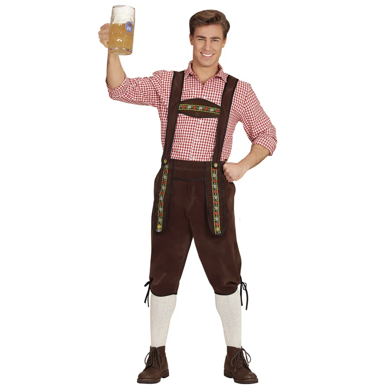 Beierse Lederhose Bruin Man