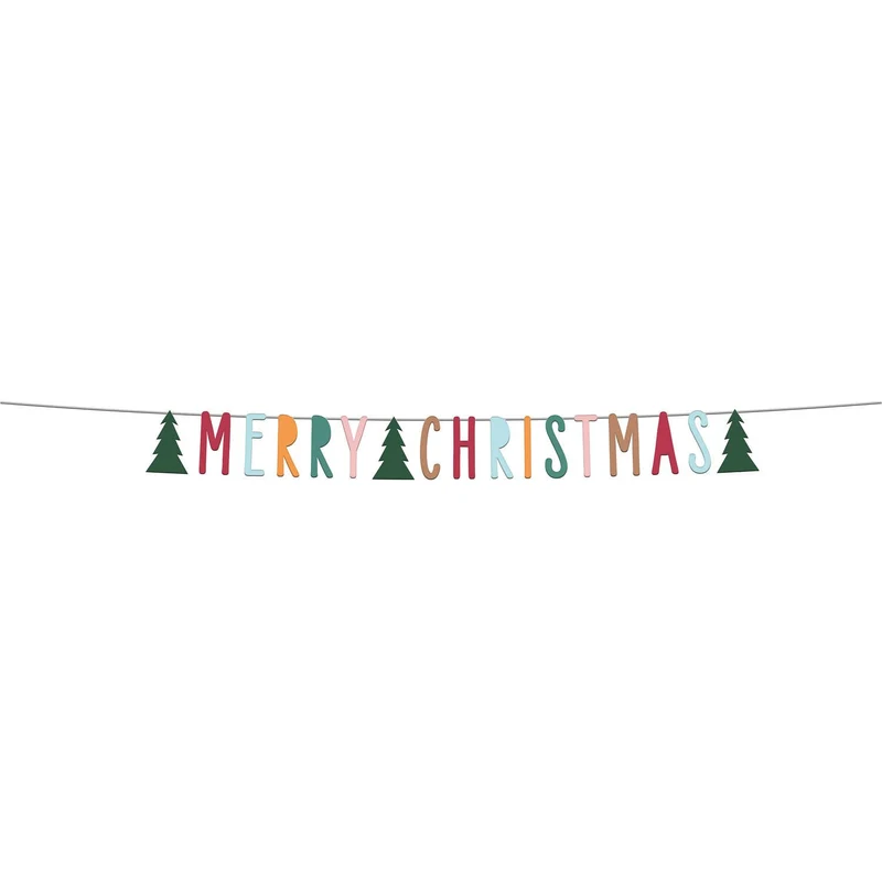 Letterslinger 'Merry Christmas' - Holly Jolly (1,5m)