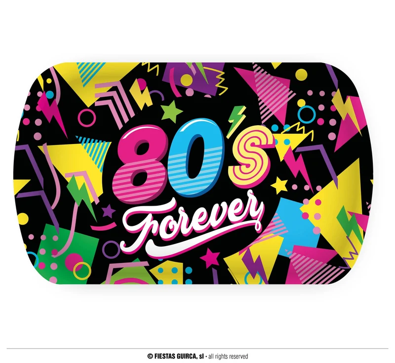 80's Forever Dienblad (39x24cm)