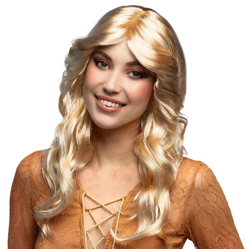 Blonde pruik River lang golvend