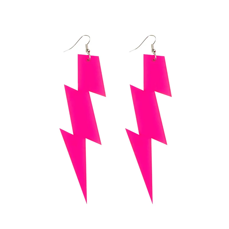 Roze oorbellen bliksem Flash