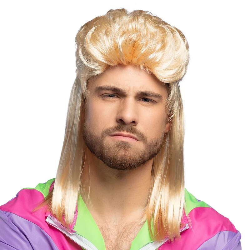 Pruik Larry blond nee kids matje