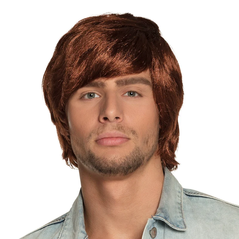 Pruik Tyler bruin