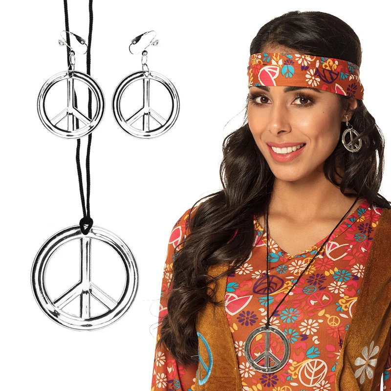Hippie sieraden Peace glam