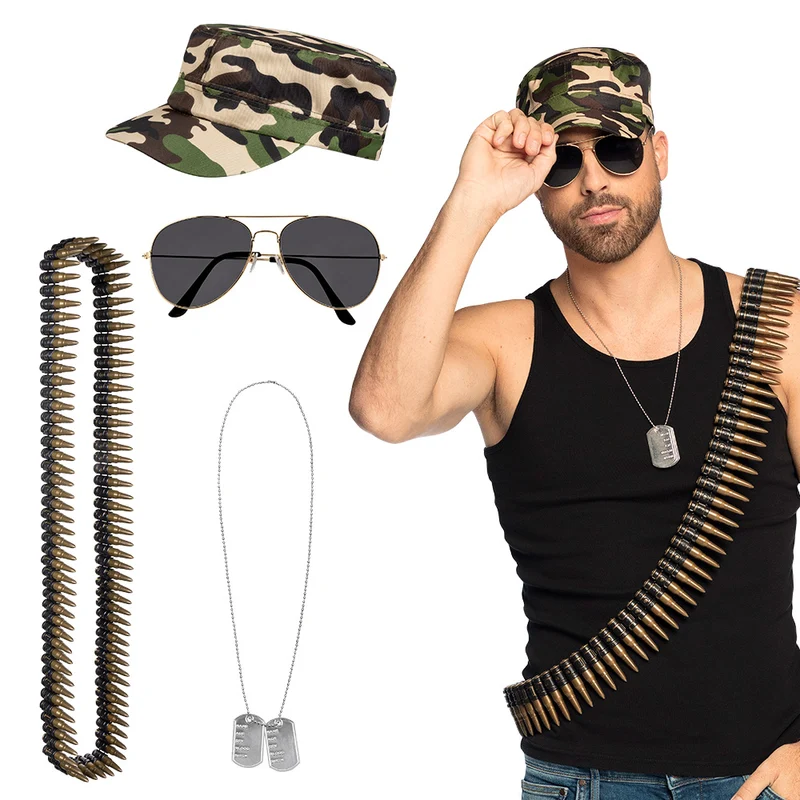 Soldaat accessoires verkleed set leger