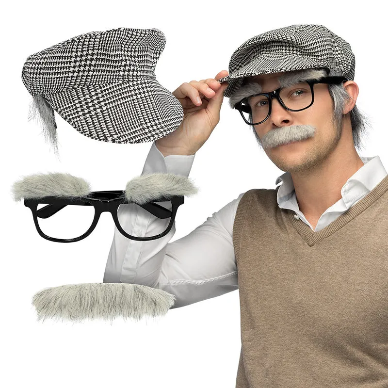 Opa verkleed set compleet