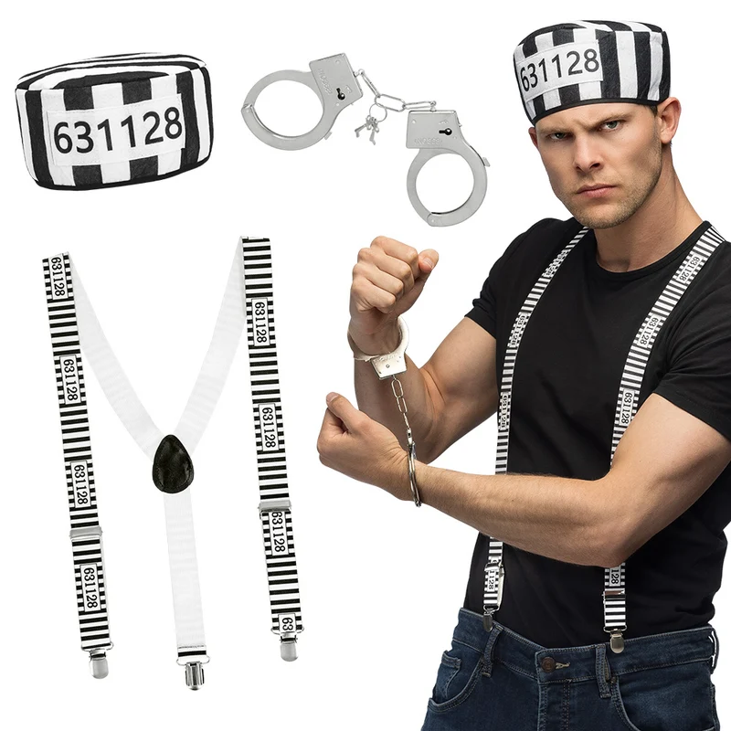 Gevangene boef verkleed set