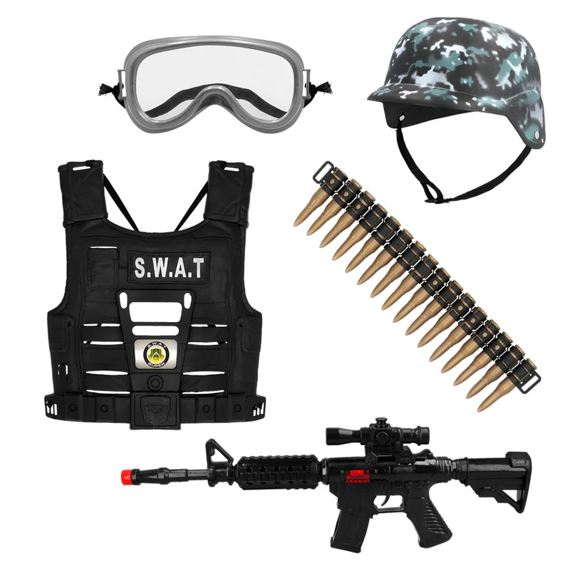 S.W.A.T. verkleedset kinderen compleer
