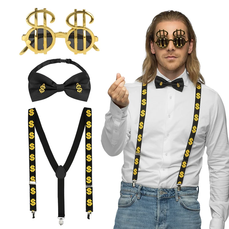 Accessoireset Dollar gangster rapper