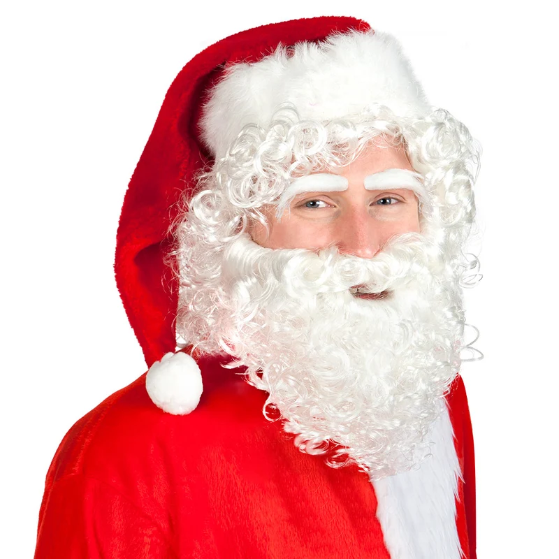 Set Kerstman met baard