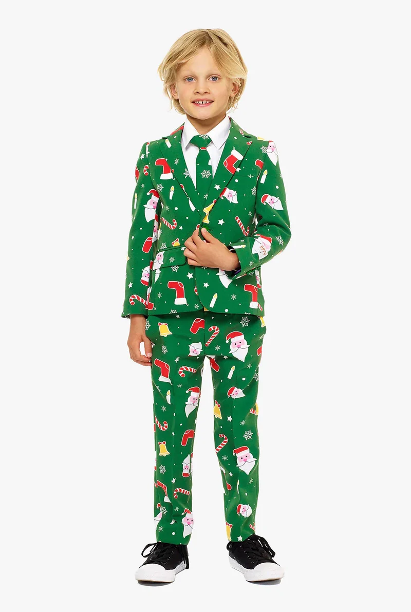 Santaboss Kids Pak Groen Opposuits