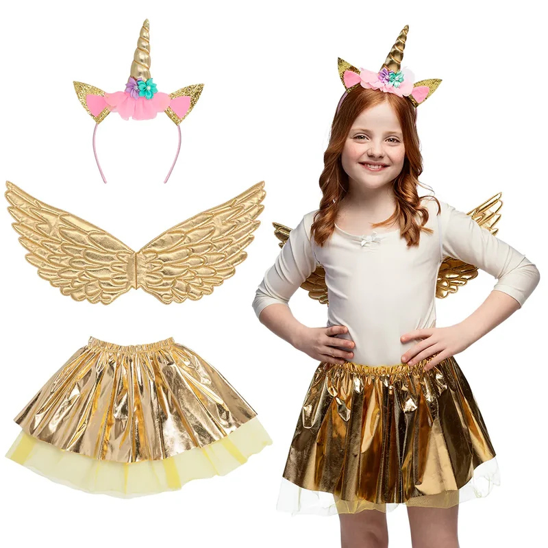 Set Eenhoornfee goud