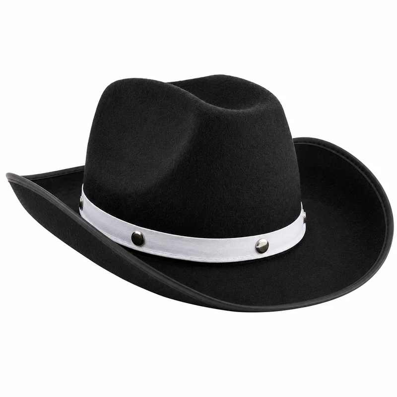 Cowboyhoed Glenn in zwart of bruin