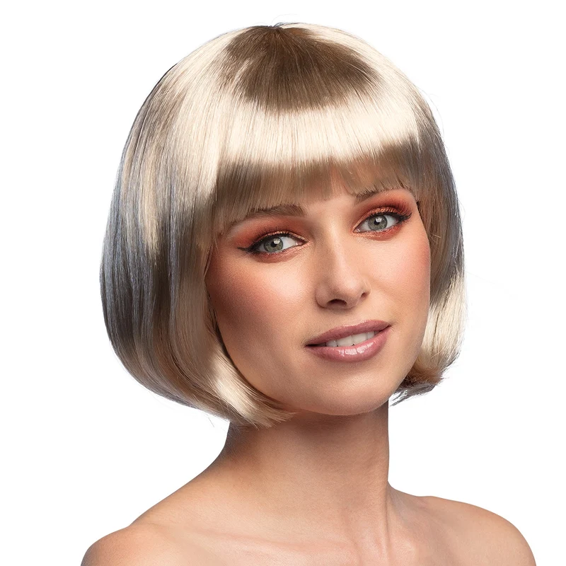Boblijn pruik Cabaret platinum blond