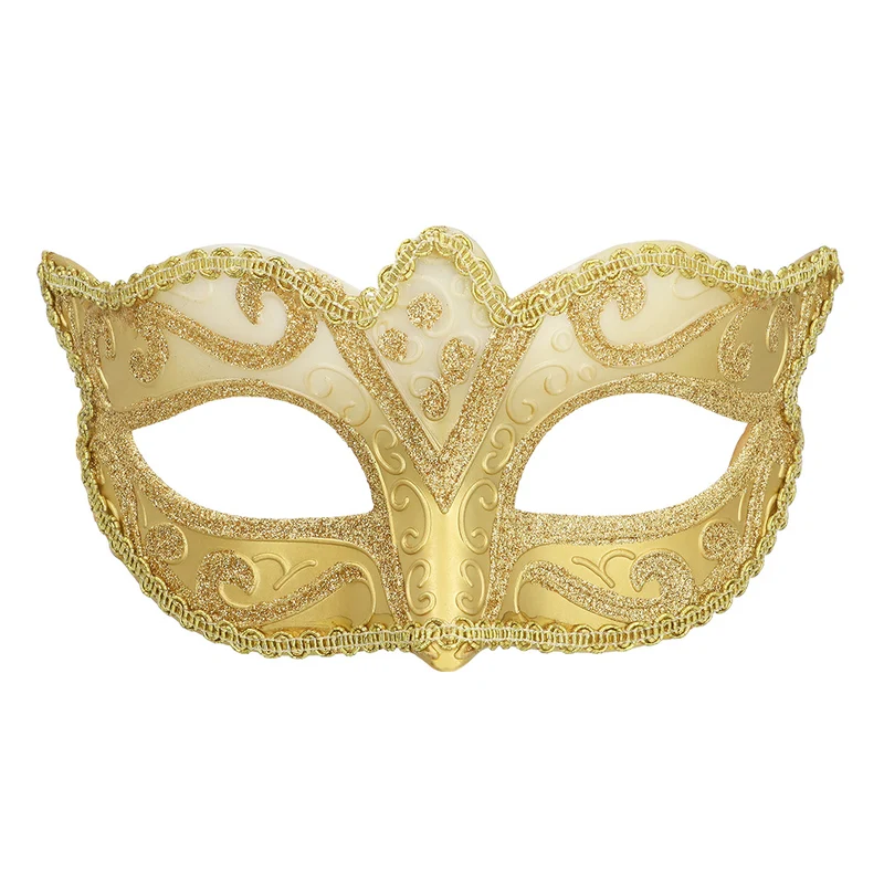 Oogmasker Venice felina goud