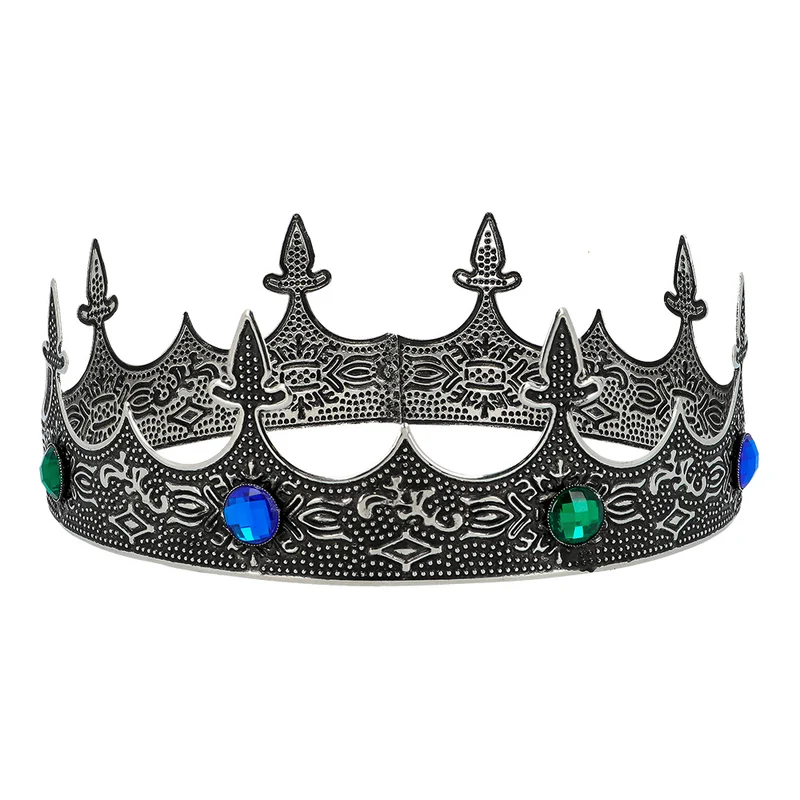 Metalen kroon Royalty zilver koning
