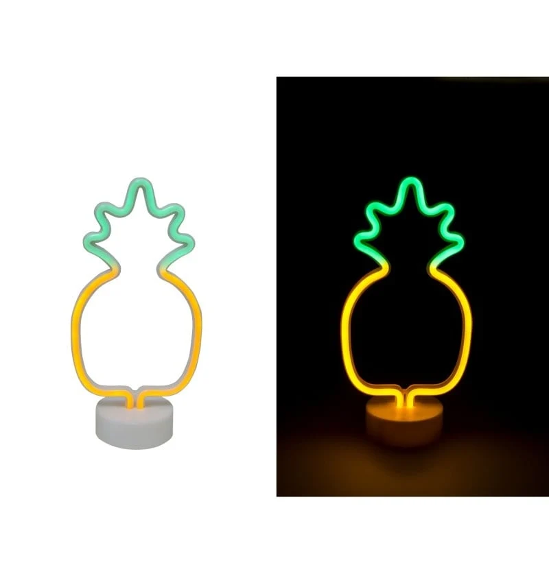 Neon LED Lamp Ananas Silhouet
