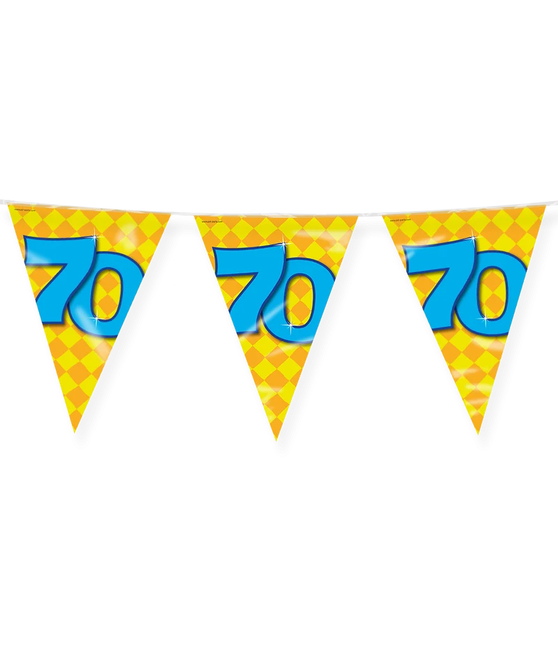 Happy Verjaardag Vlaggenlijn 70 Jaar (10m)