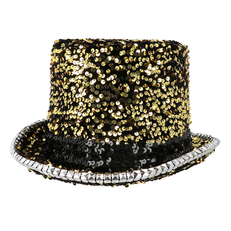 Burningman festival hoed glitter goud