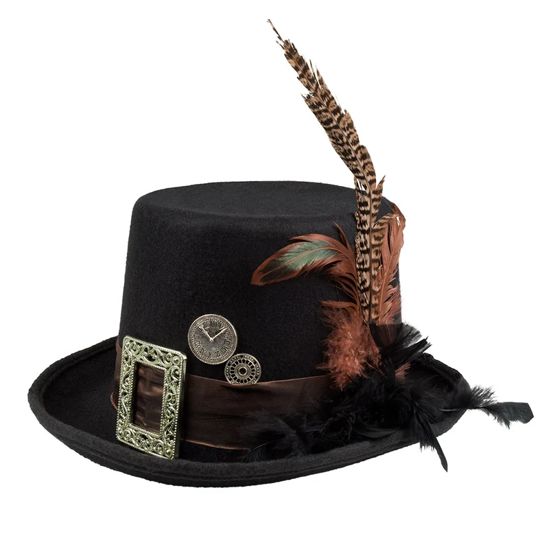 Steampunkhoed Plumepunk