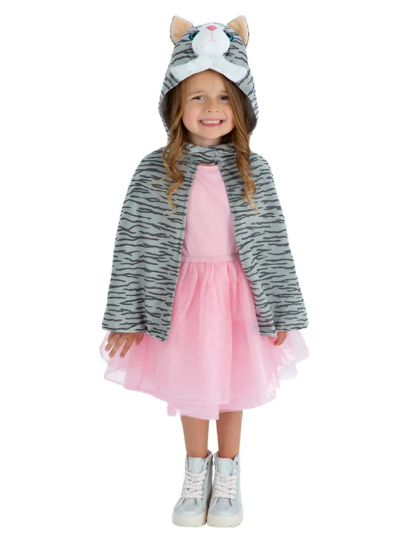 Katten Cape Kind Grijs Deluxe