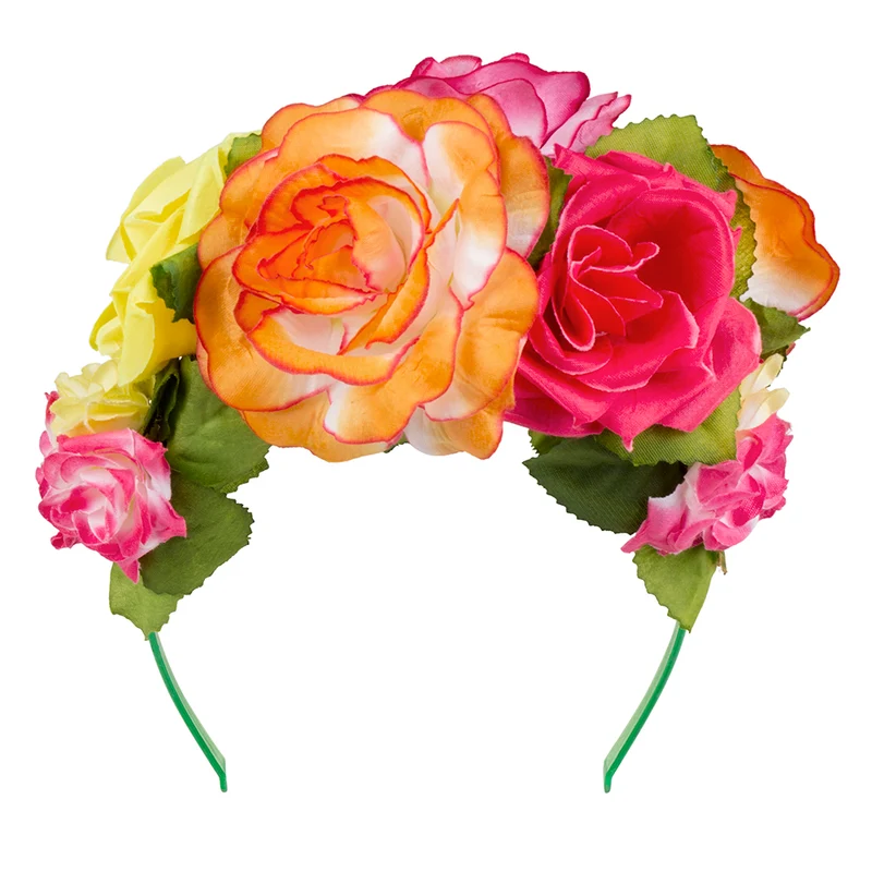 Diadeem bloemen haarband rozen