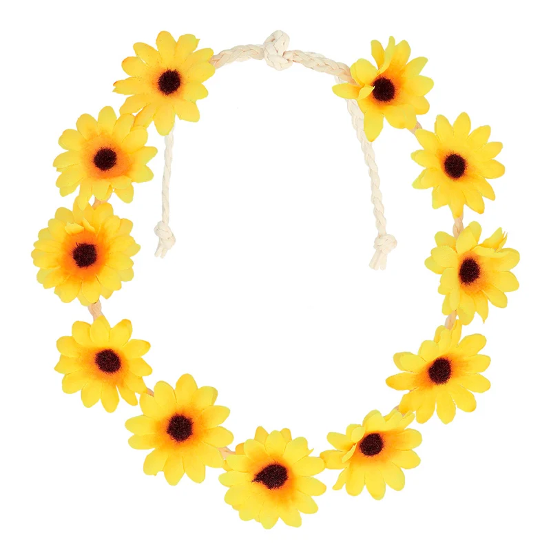 Hippie hoofdband Zonnebloemen
