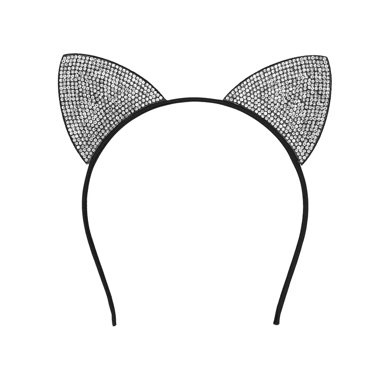 Diadeem katten oren glitter