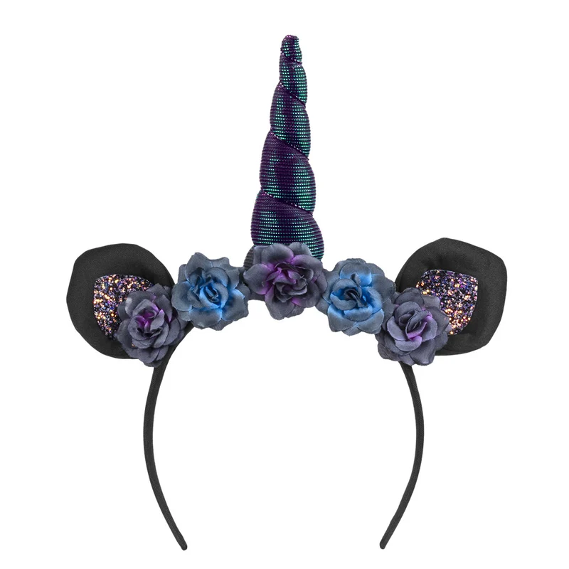 Diadeem unicorn donker