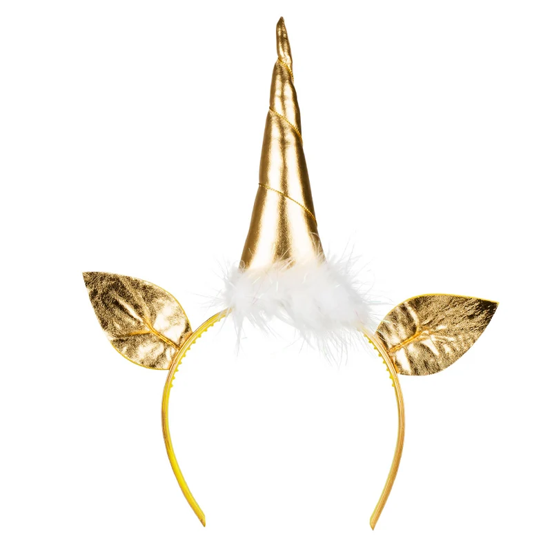 Diadeem Treasure unicorn goud