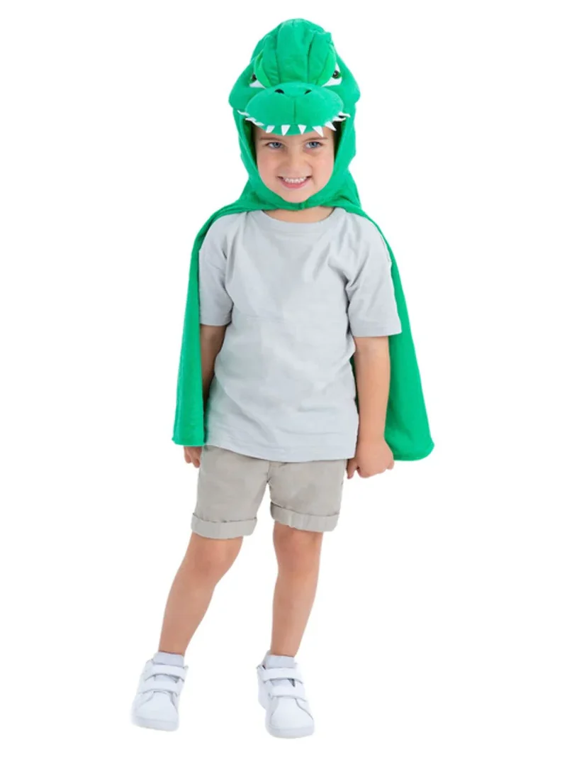 Dino Cape Kind Groen Deluxe