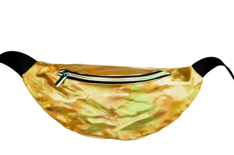 Heuptas Bling Holografisch Goud