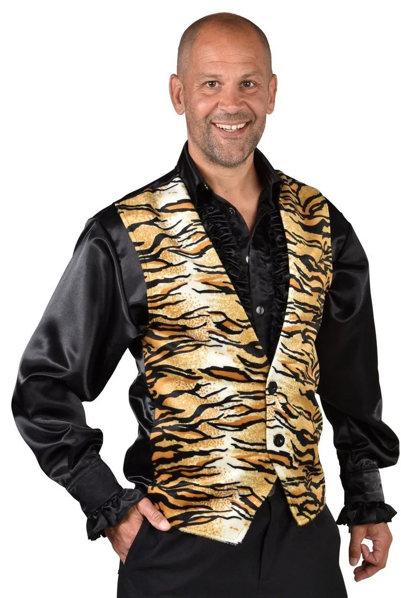 Tijgerprint Gilet Wessel