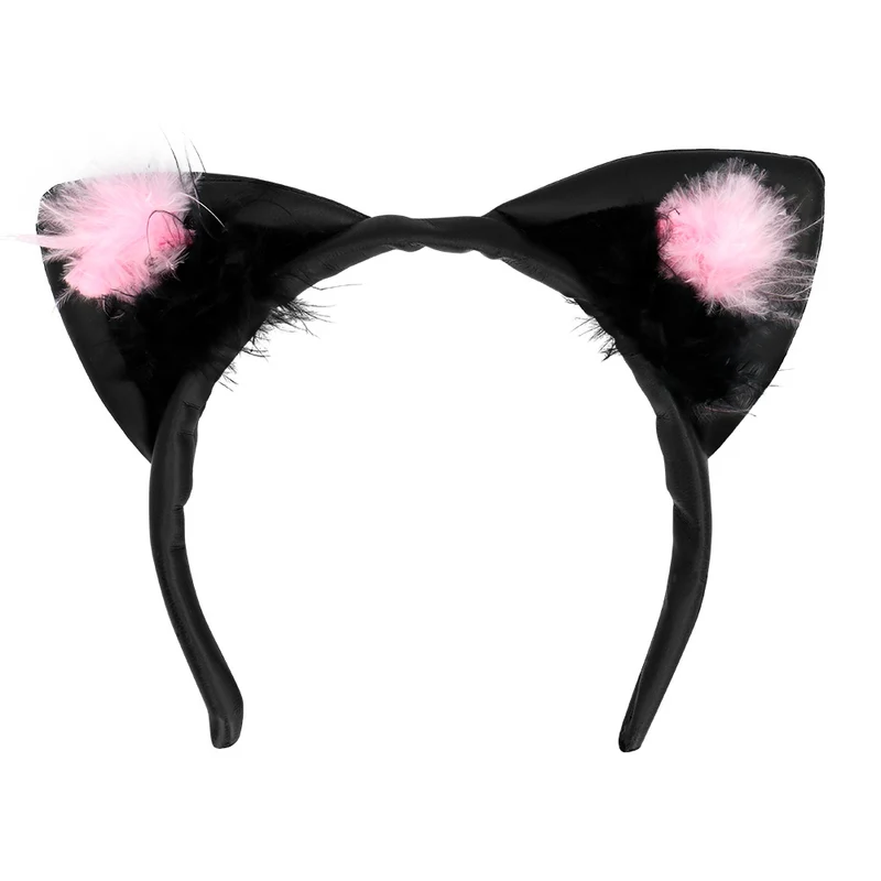 Diadeem Kattenoren met pluche