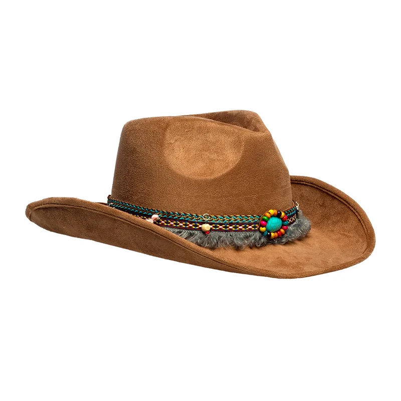 Cowboy hoed Festival bruin