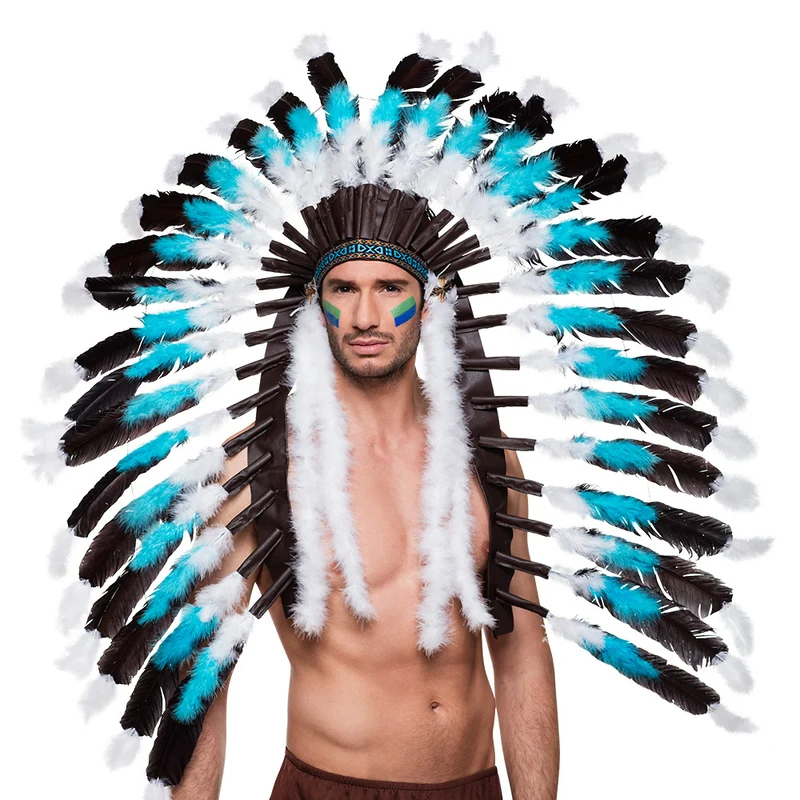 Indianen tooi Snow wolf groot
