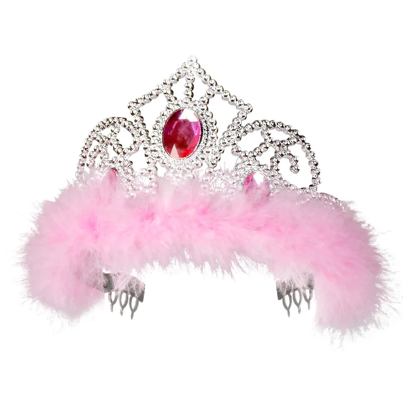 Tiara Jasmine roze marabou