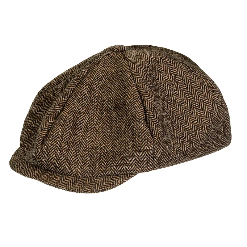 Peaky blinders pet plat bruin