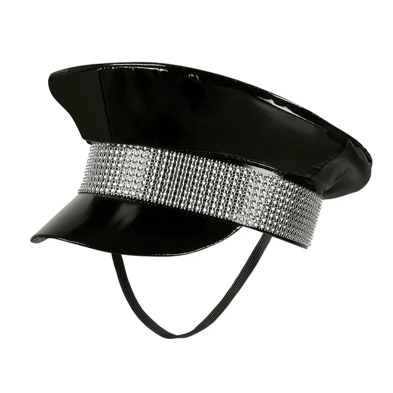 Rocker pet zwart glitters