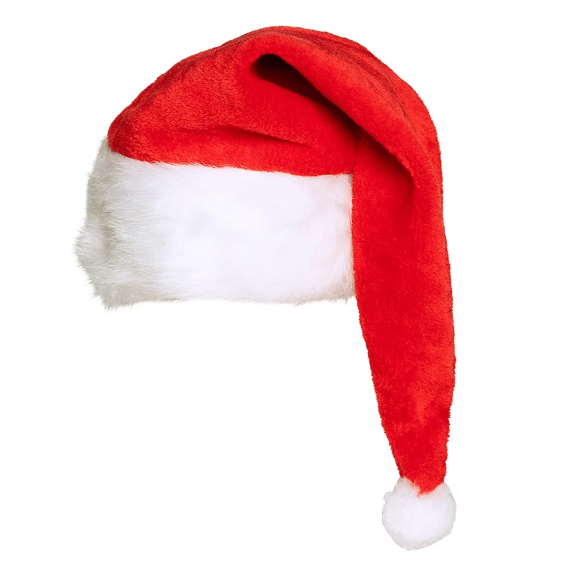 Kerstmuts de luxe met bontje