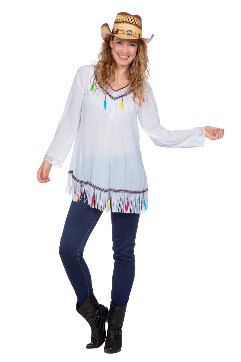 Festival Tuniek Ibiza Met Veren
