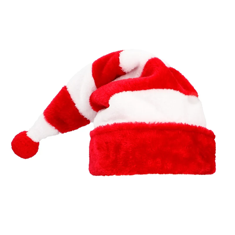 Kerstmuts rood wit gestreept
