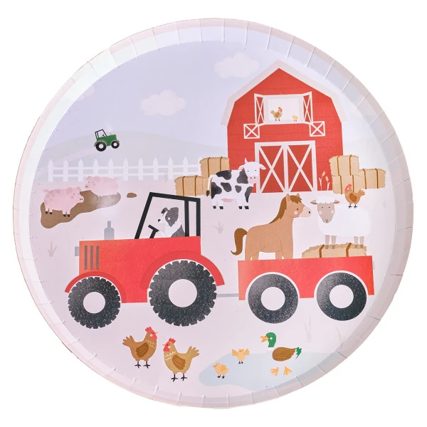 Bordjes Boerderijdieren Farm Scene (8st)