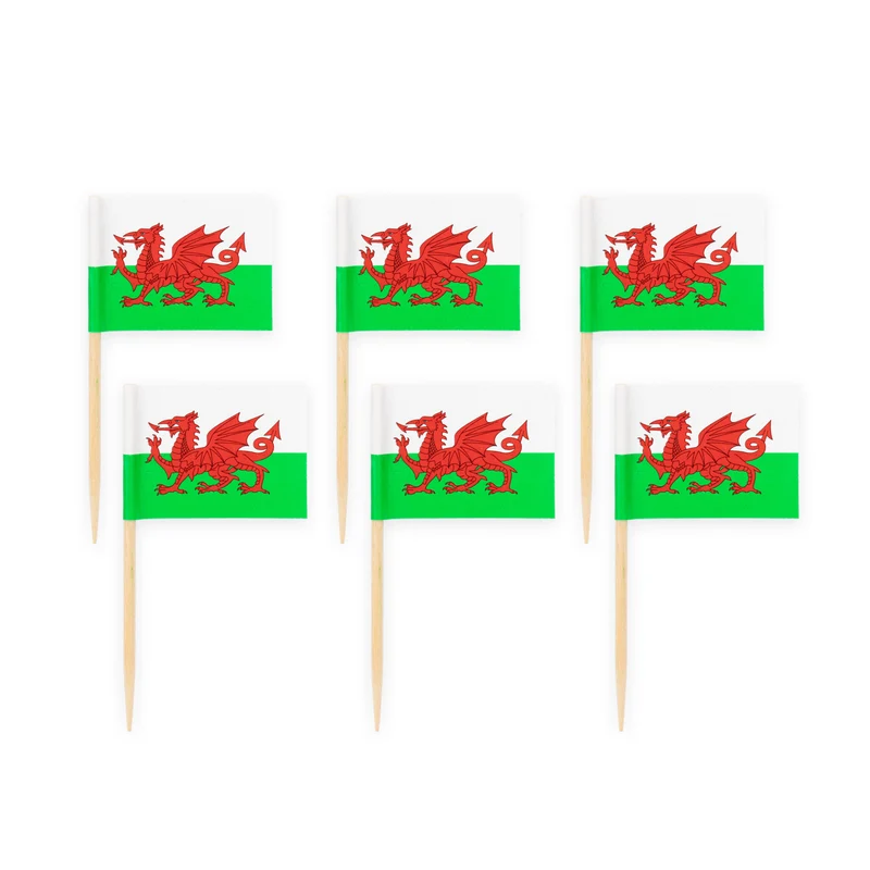 Vlaggenprikkers Wales (50st)