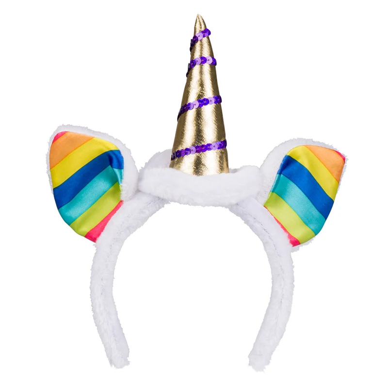 Diadeem regenboog unicorn