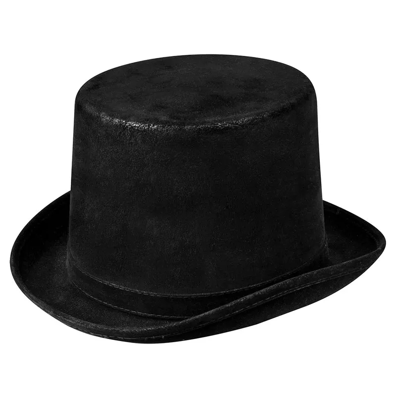 Hoge hoed zwart Steamtopper deluxe