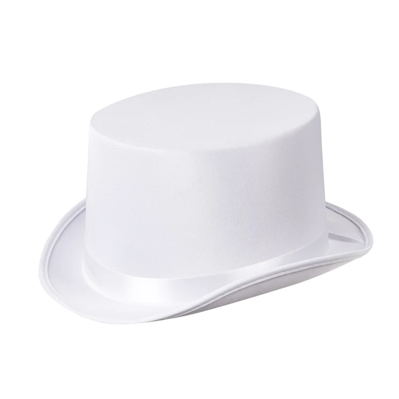 Witte hoge hoed Gala