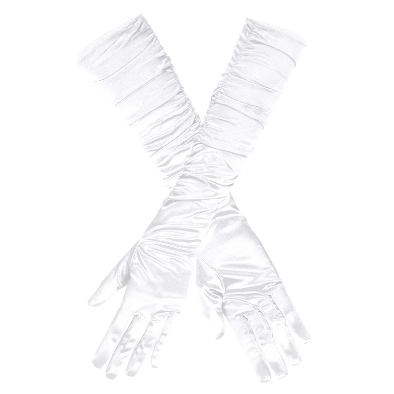 witte handschoenen elleboog Hollywood