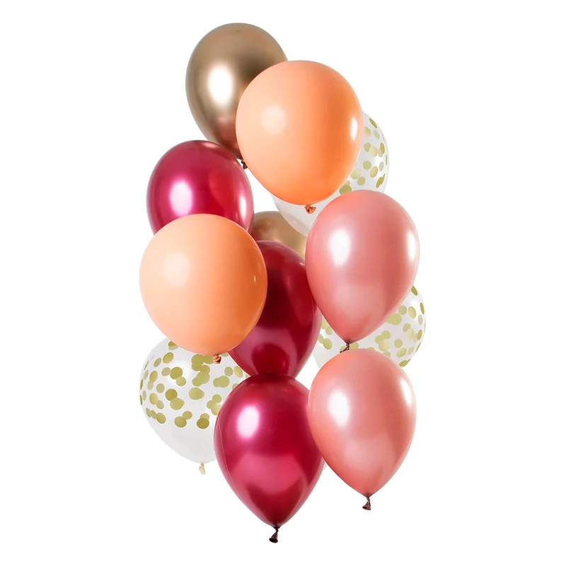 Ballonnen Rich Ruby 30cm - 12 stuks