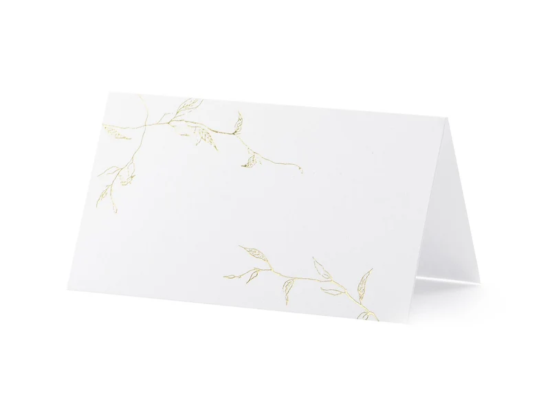 Naamkaartjes Gouden Takken (9.5x5.5cm)
